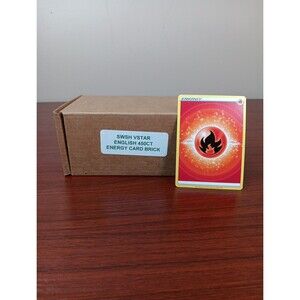 New In Box Pokemon TCG - 450 Card Energy Brick Sword & Shield Yellow Bordered